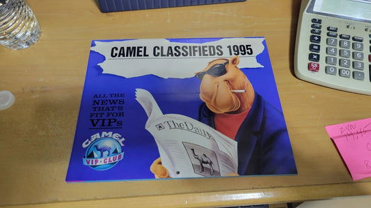 Camel Cigarettes Joe Camel 1995 Calendar Camel Classifieds