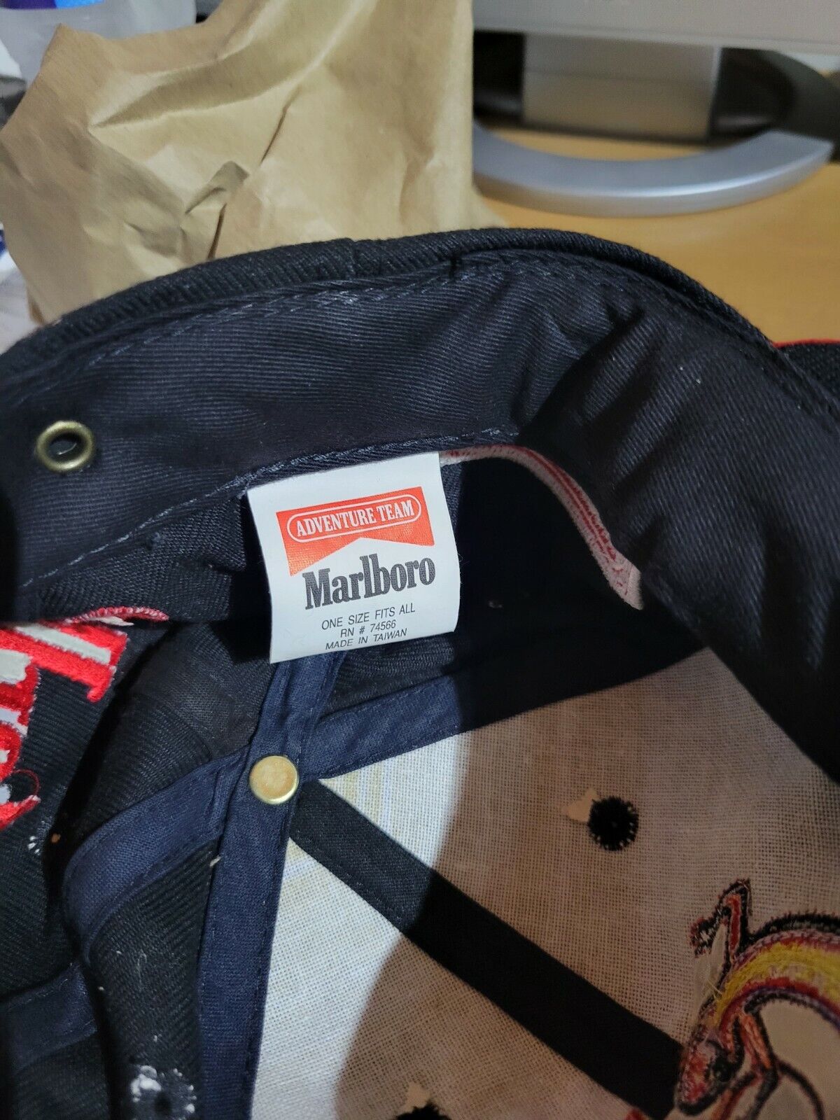 Marlboro Cigarettes Adventure Team Lizard Rock Cap Adjustable