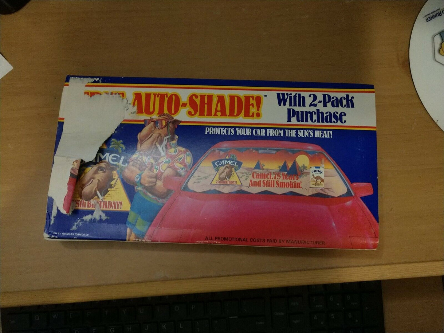 Camel Cigarettes Winshield Auto Shade New in Box