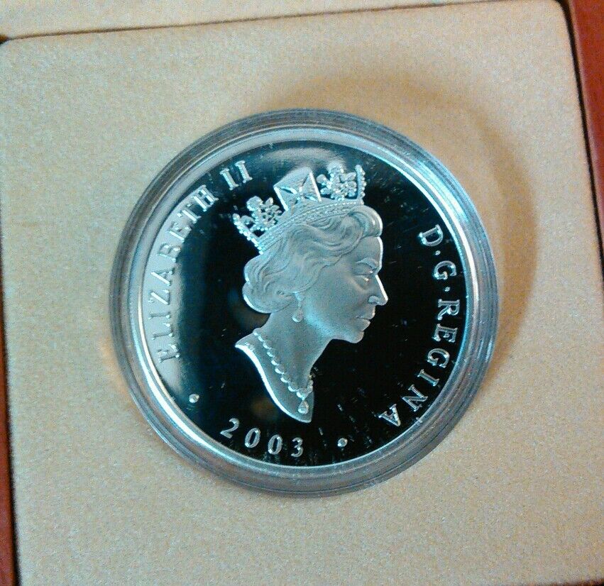 2003 Canada $20 Fine Silver Coin -  The Rockies  Natural Wonders 4695