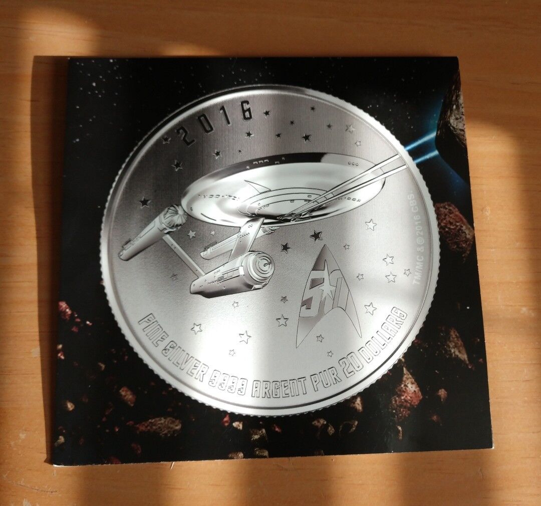 2016 Canada Star Trek 20 for 20 coin folder only (NO COIN)