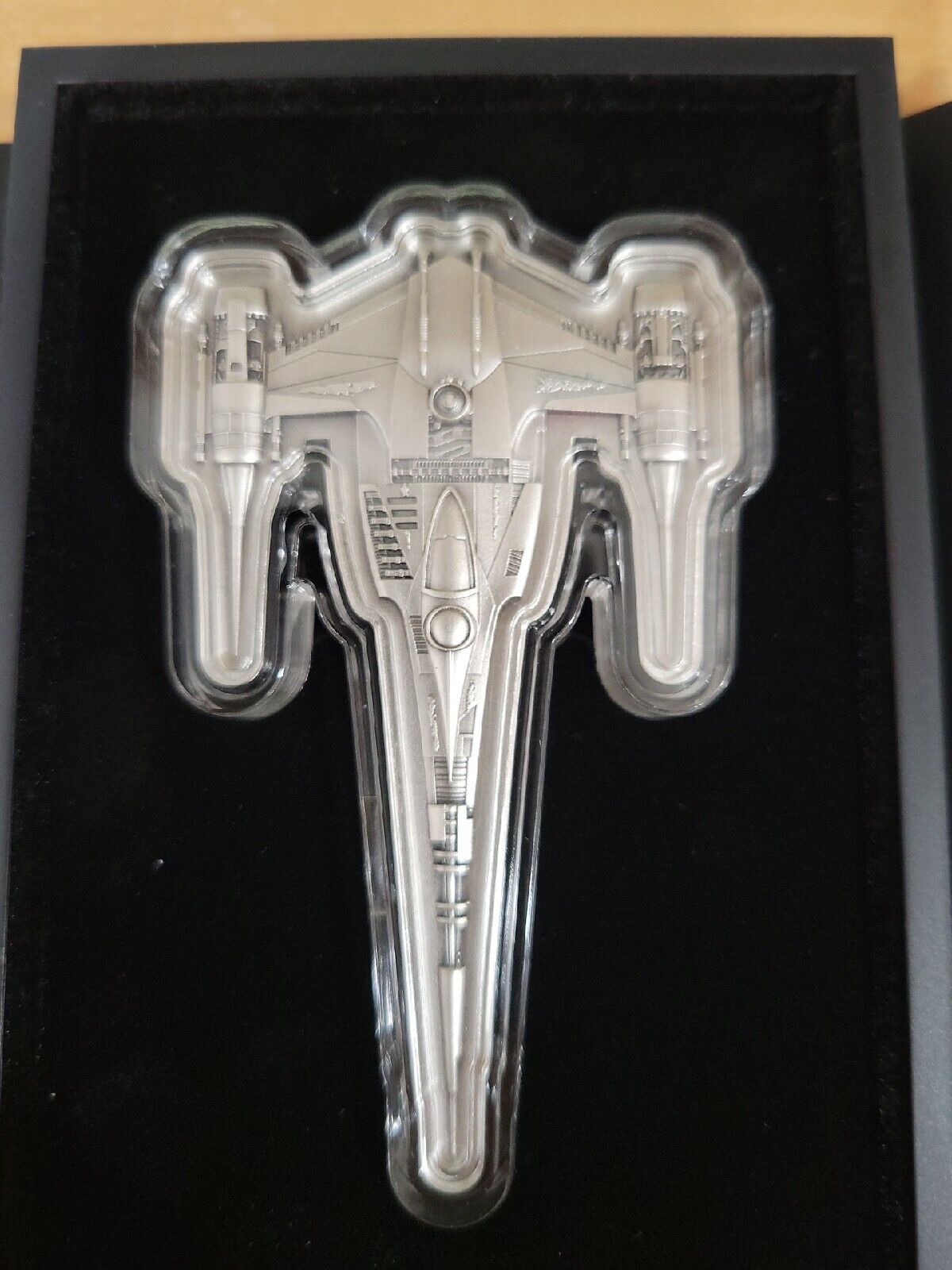 The Mandalorian™ – The Mandalorian's N-1 Starfighter™ 3oz Silver Shaped Coin