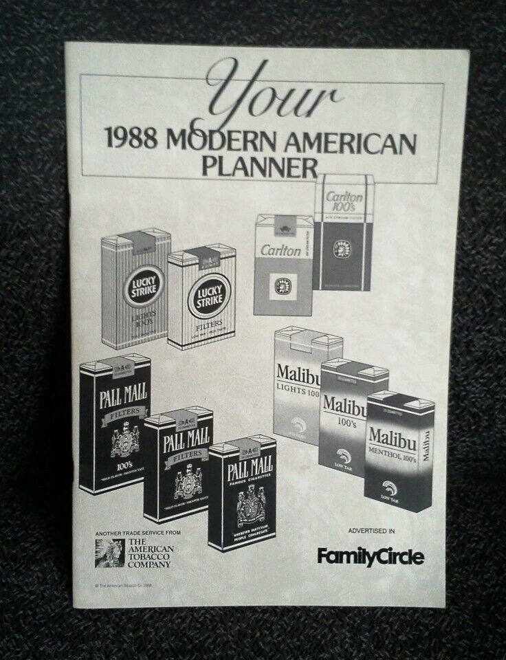 The American Tobacco Company 1988 Modern American Planner