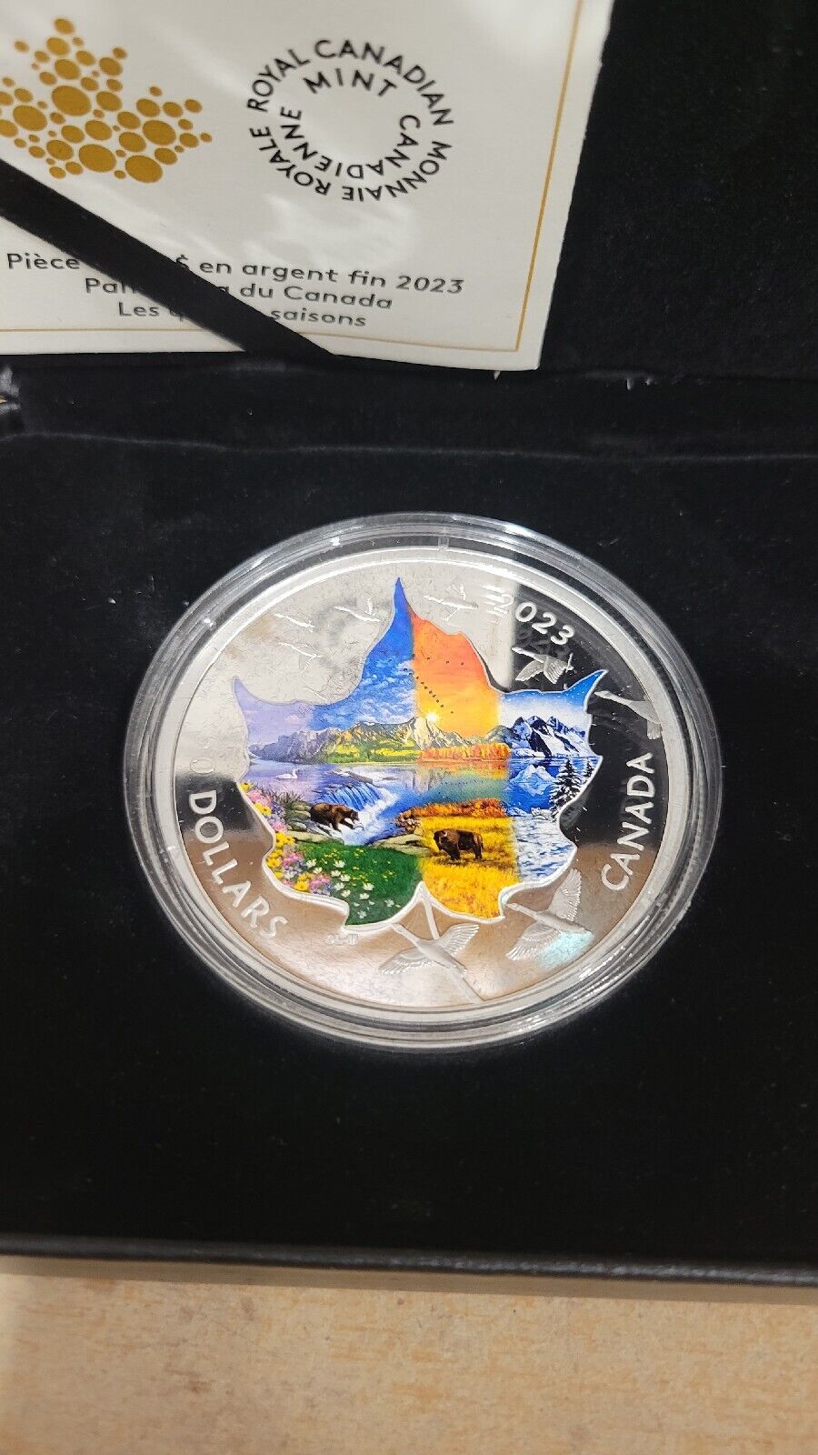 3 oz. Pure Silver Coin – Canadian Collage: Four Seasons 2023