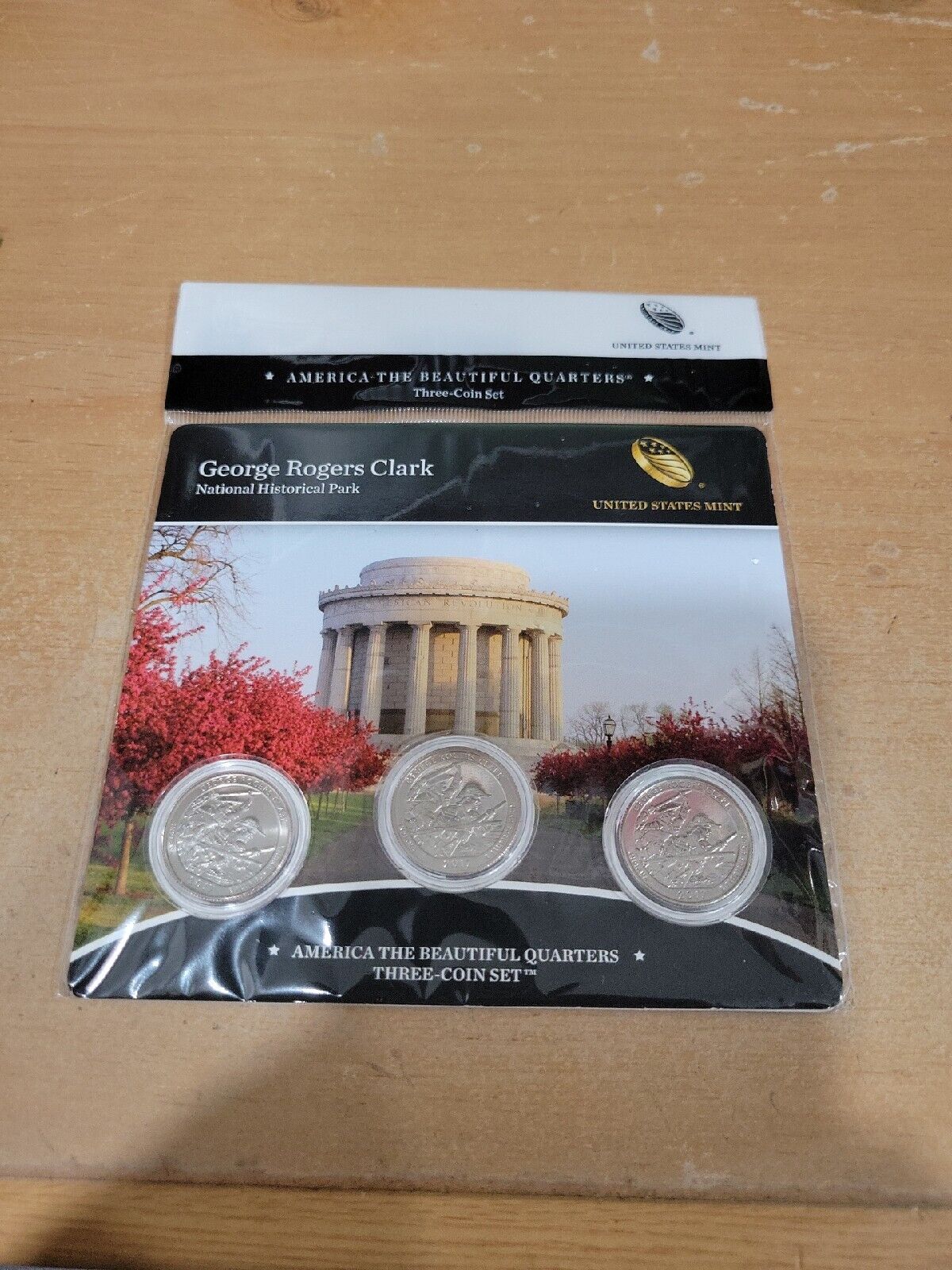 America The Beautiful Quarters 3 Coin Set George Rogers Clark