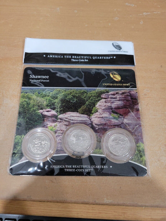 America The Beautiful Quarters 3 Coin Set Shawnee National Forest