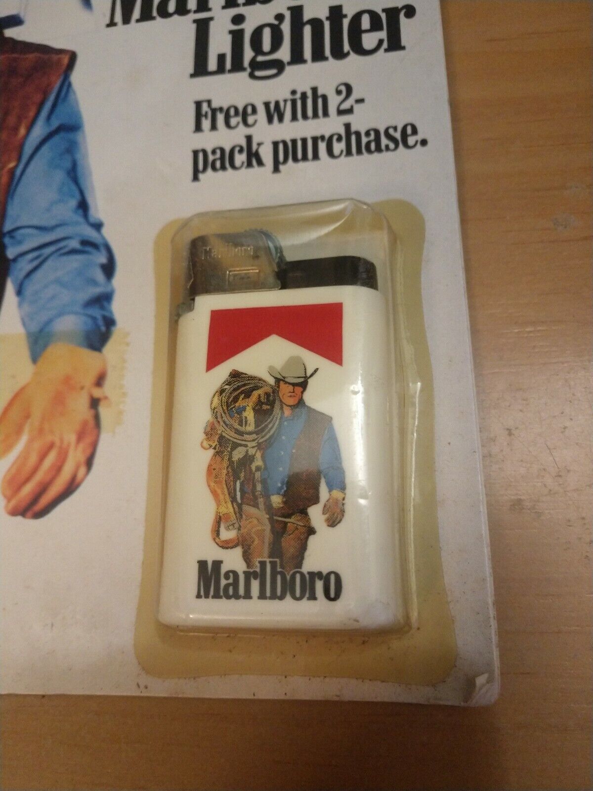 Marlboro Cigarettes Marlboro Man Disposable Lighter In Unopened package