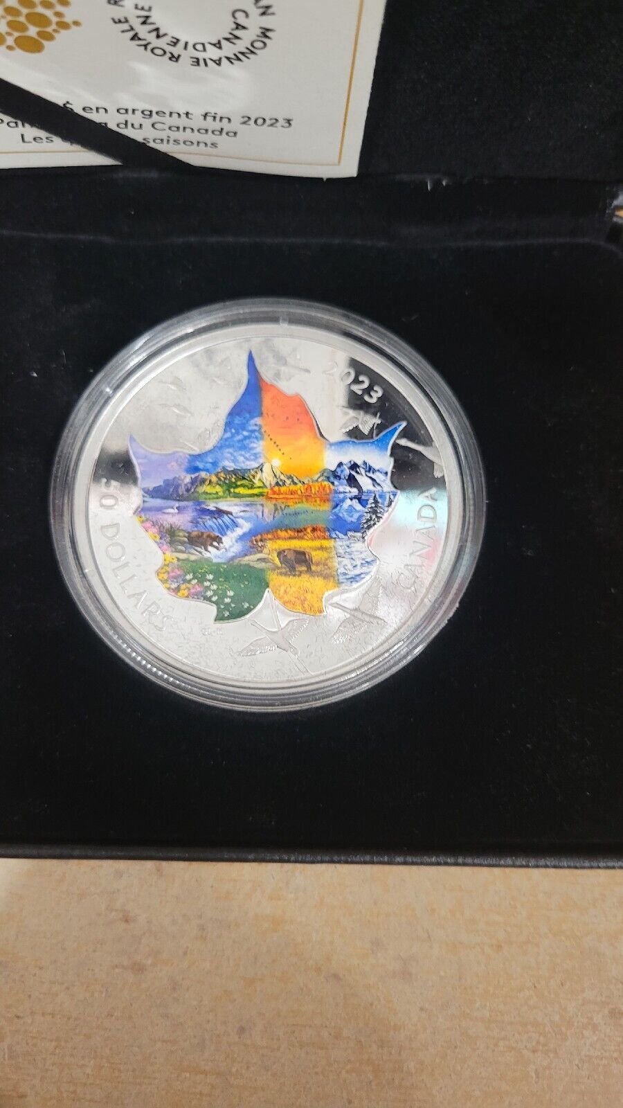 3 oz. Pure Silver Coin – Canadian Collage: Four Seasons 2023