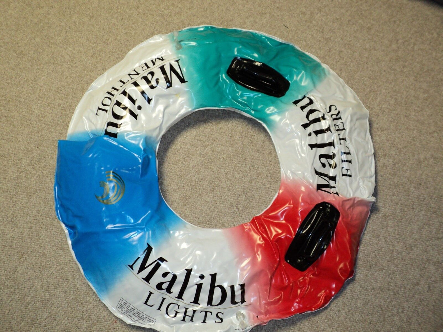 Malibu Cigarettes Promotional Full size Innertube with handles