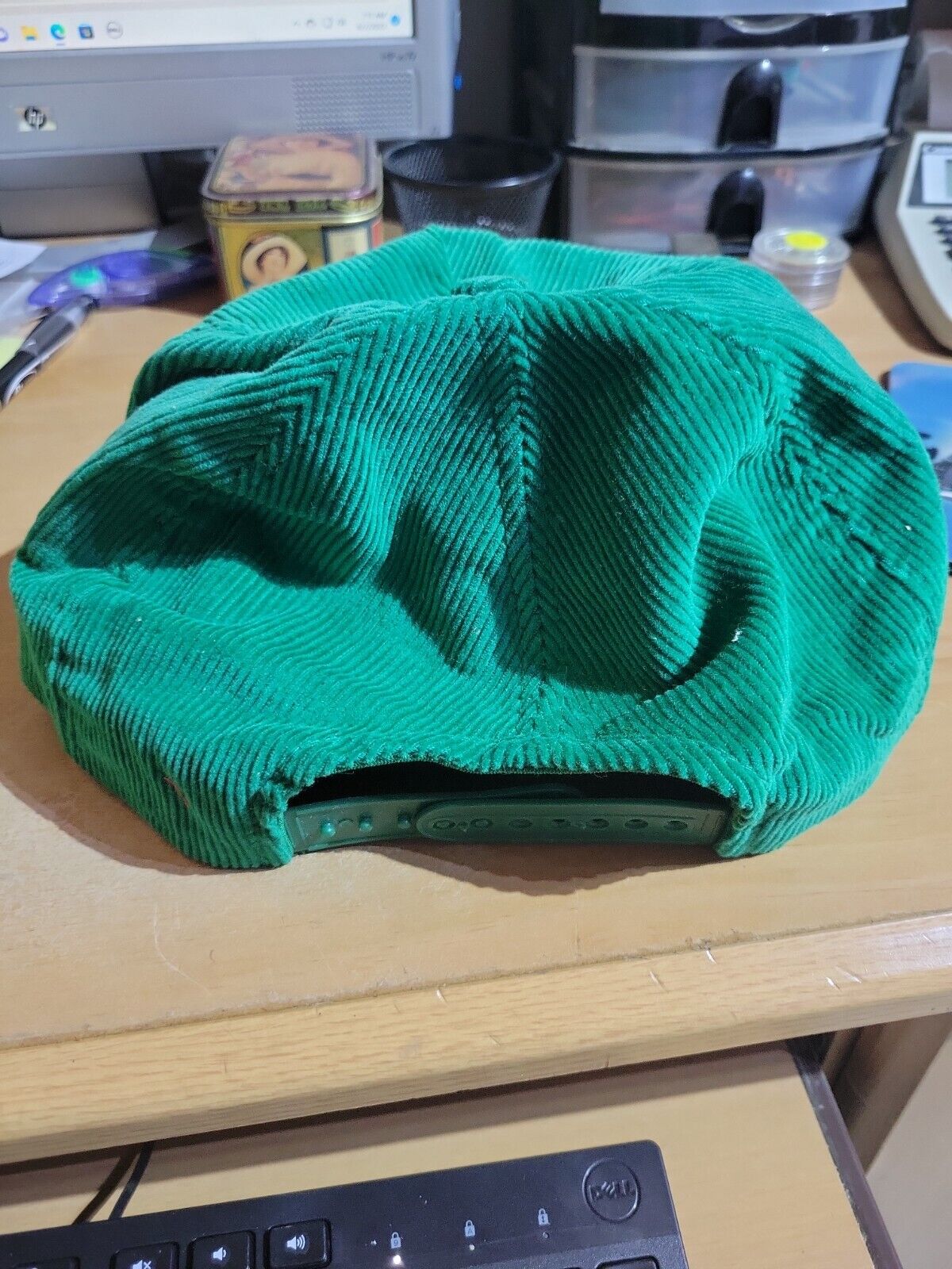 Salem Cigarettes Green Corduroy Hat/Cap