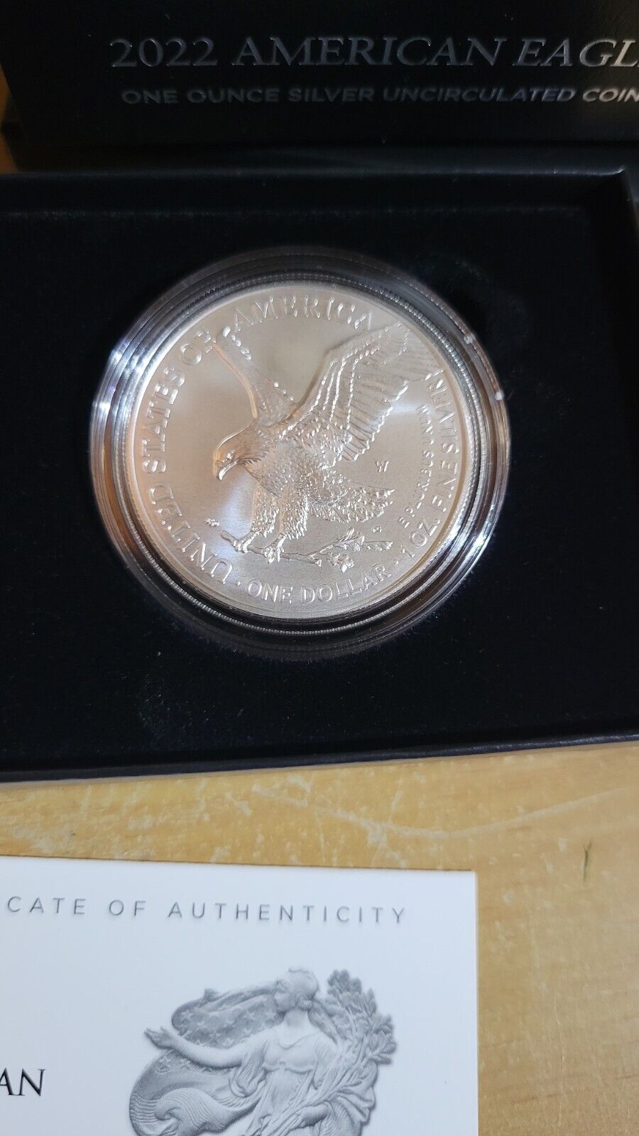 American Eagle 2022 One Ounce Silver Uncirculated Coin