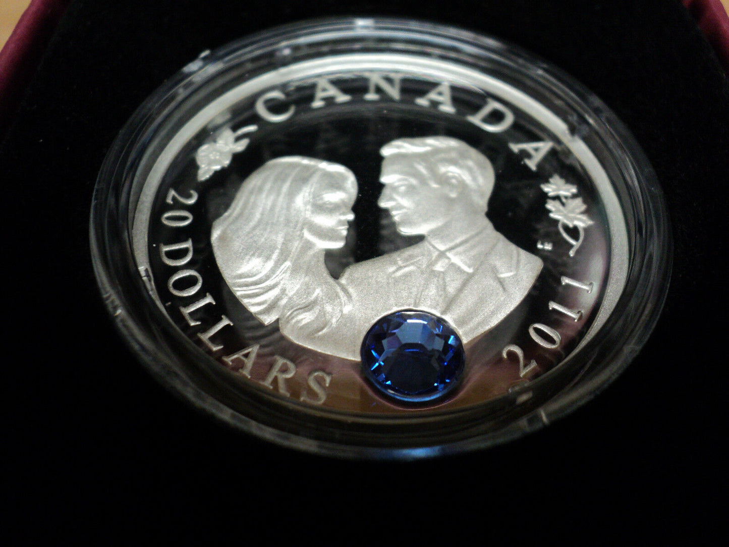 2011 Canada $20 Fine Silver 1 Oz Coin Royal Wedding Of William and Catherine