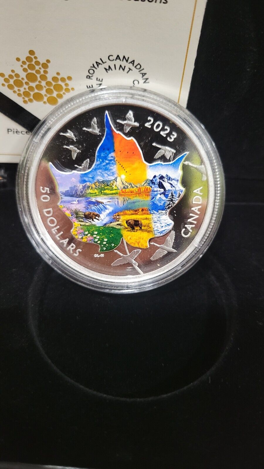 3 oz. Pure Silver Coin – Canadian Collage: Four Seasons 2023