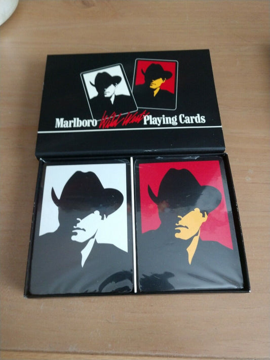 Set of two Vintage Marlboro Wild West playing card decks