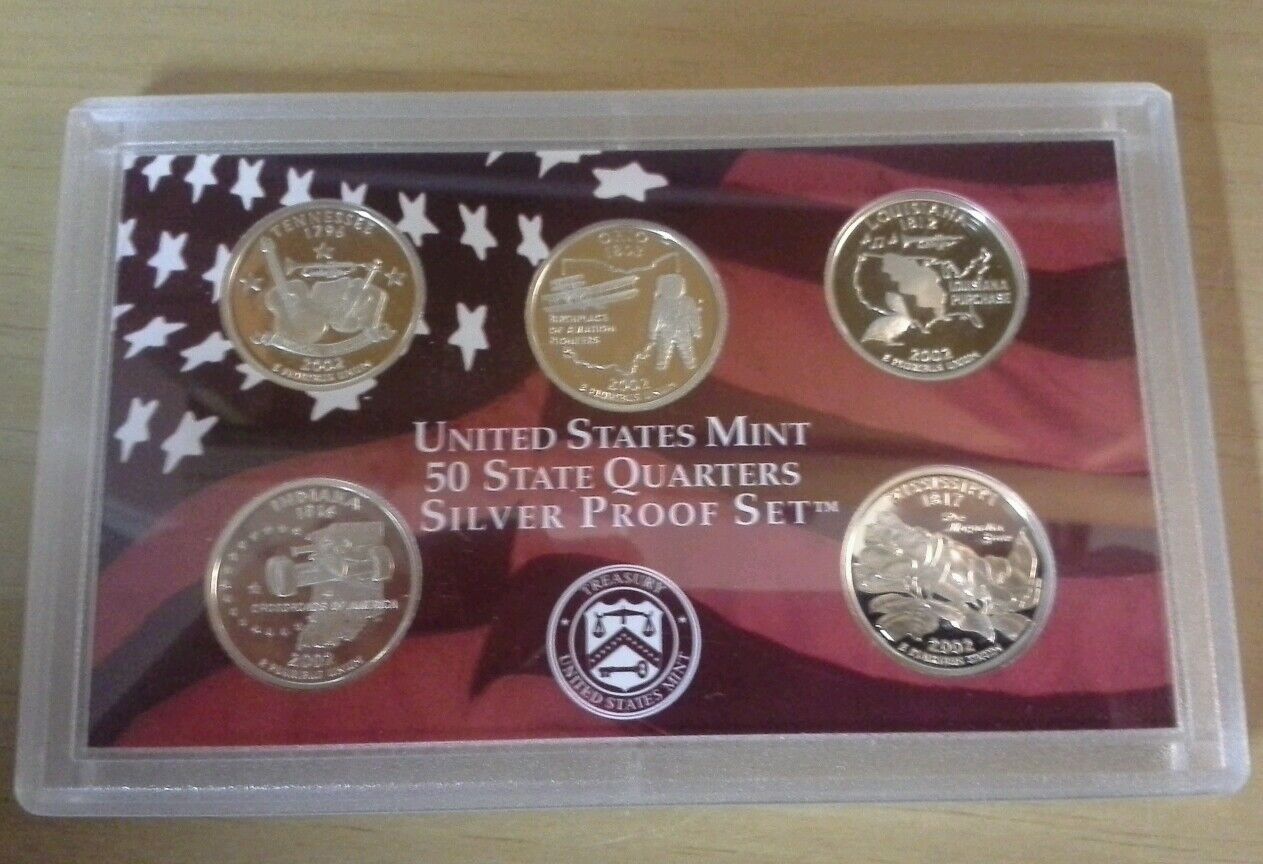 2002 U.S. Mint Silver Proof Set