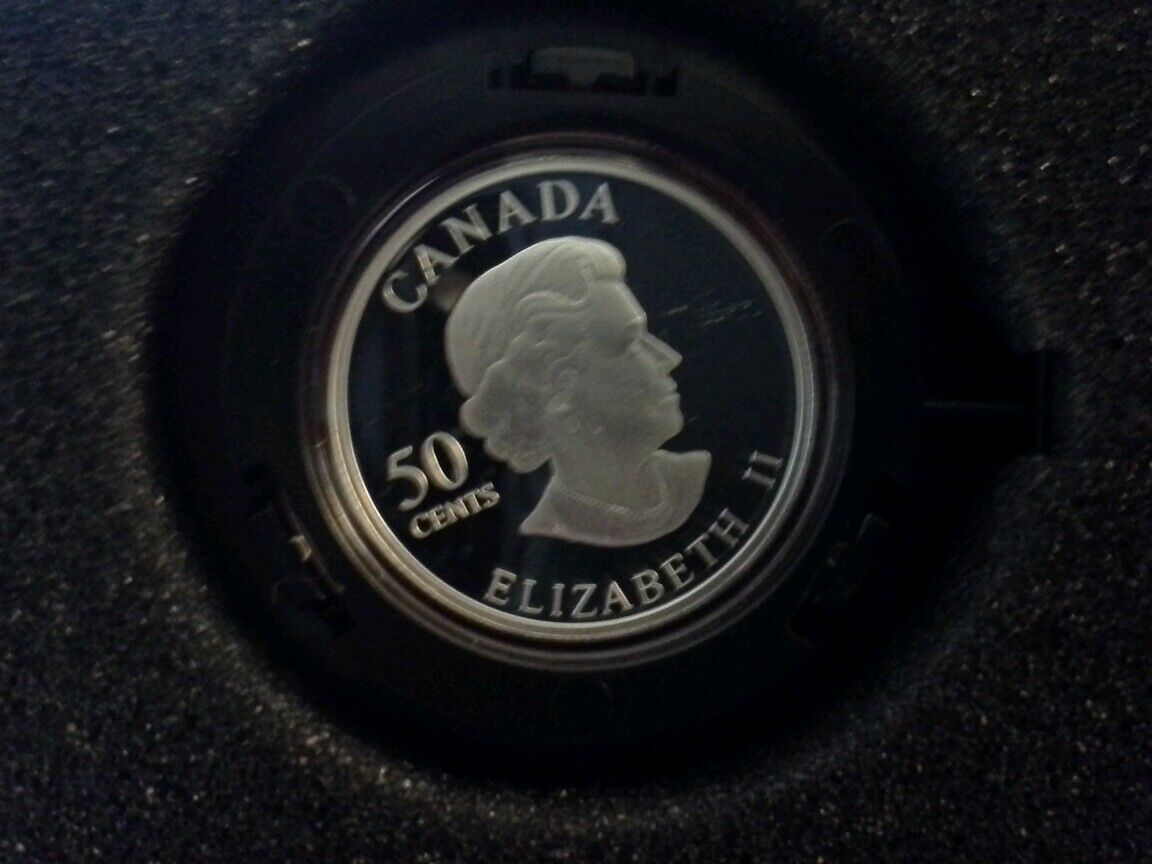 2006 Canada Silvery Blue Butterfly  50 cents Coin