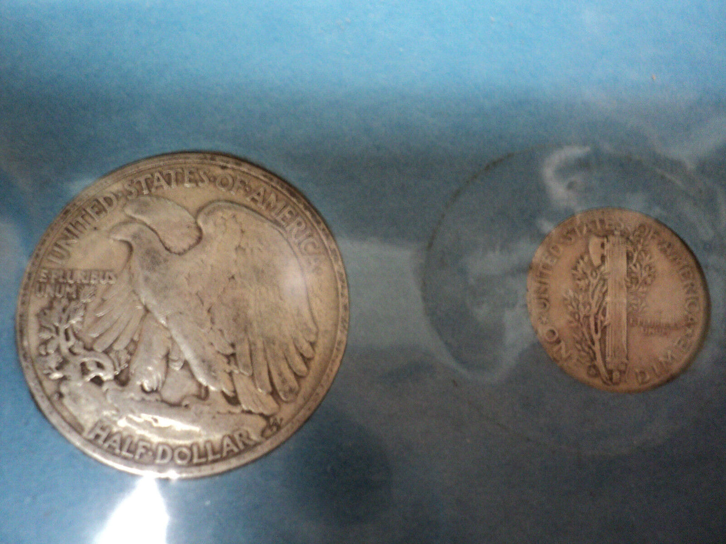 1942 Liberty Walking Half Dollar & 1937 Mercury Dime Set (Two Silver Classics)