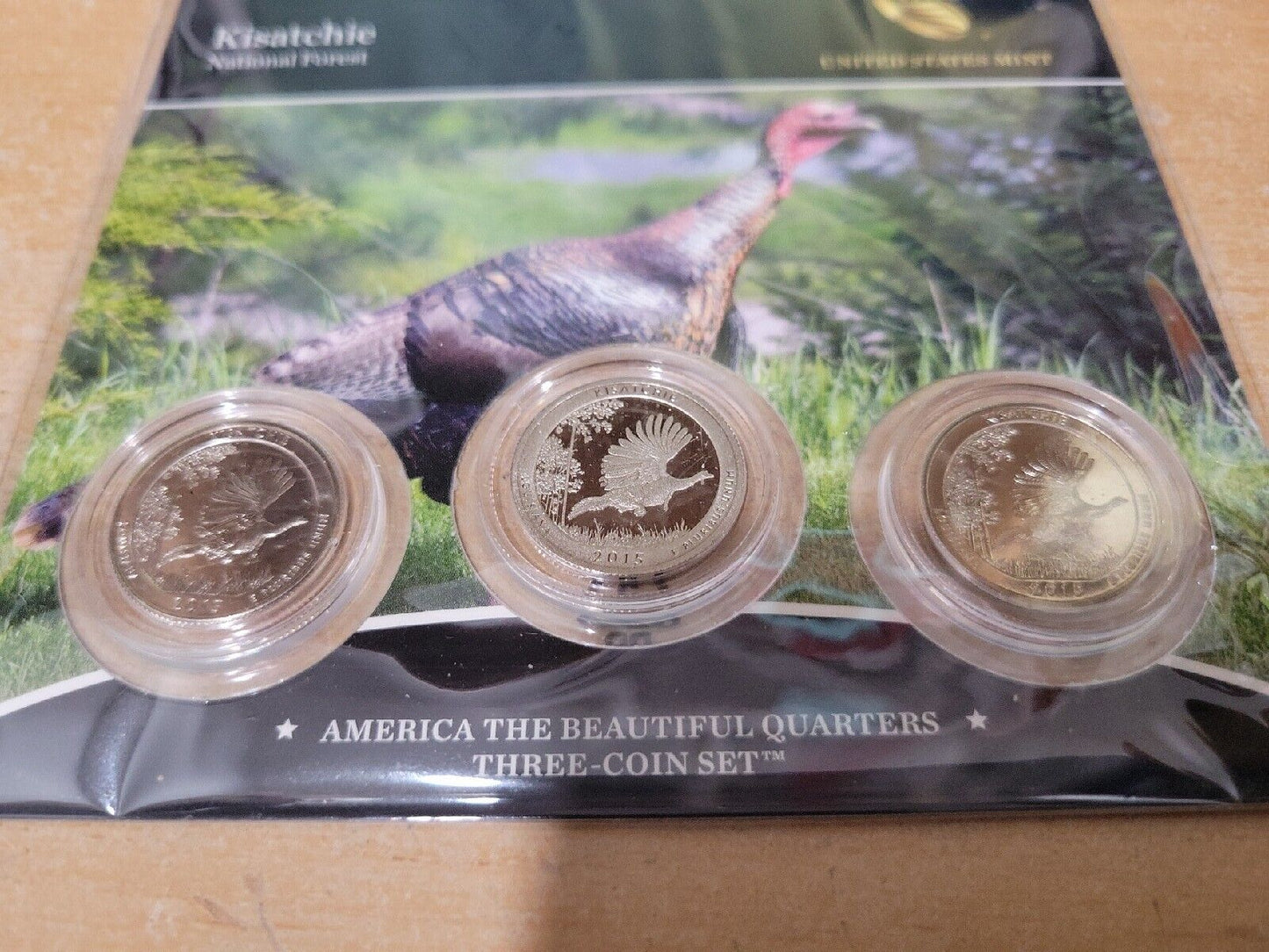 America The Beautiful Quarters 3 Coin Set Kisatchie National Forest