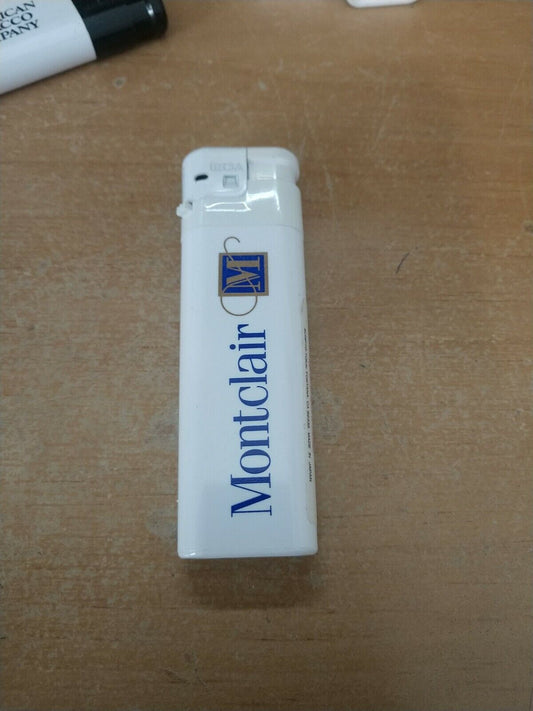 Montclair Cigarettes White Disposable Lighter