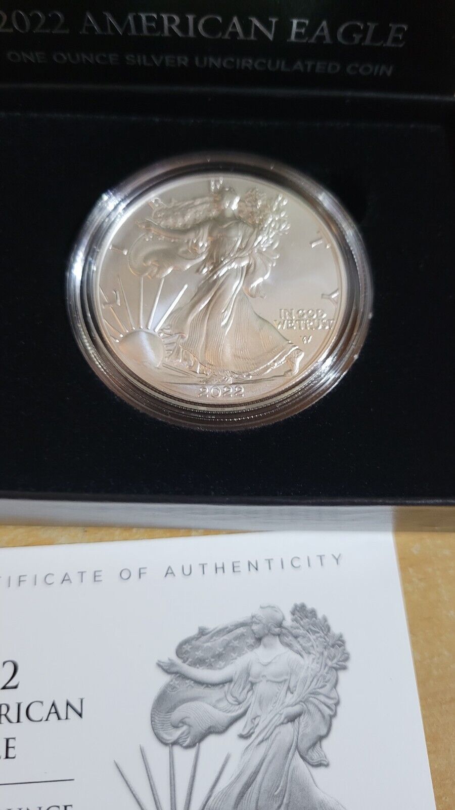 American Eagle 2022 One Ounce Silver Uncirculated Coin