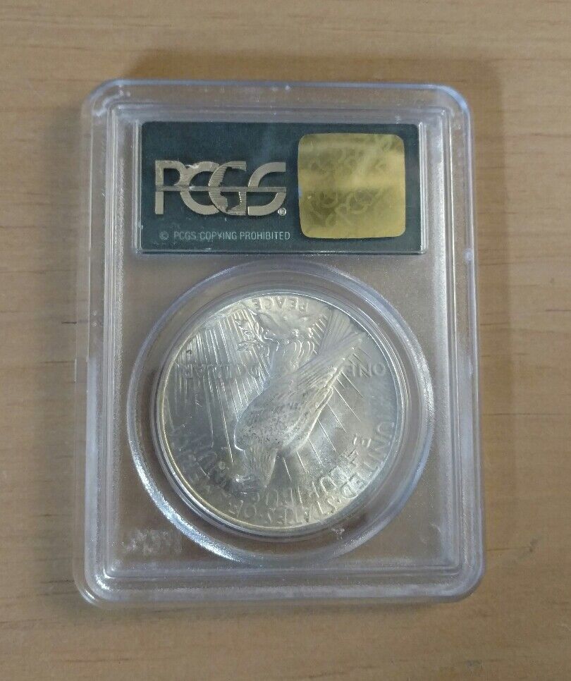 1923 PCGS MS63 Peace Silver Dollar 7651010