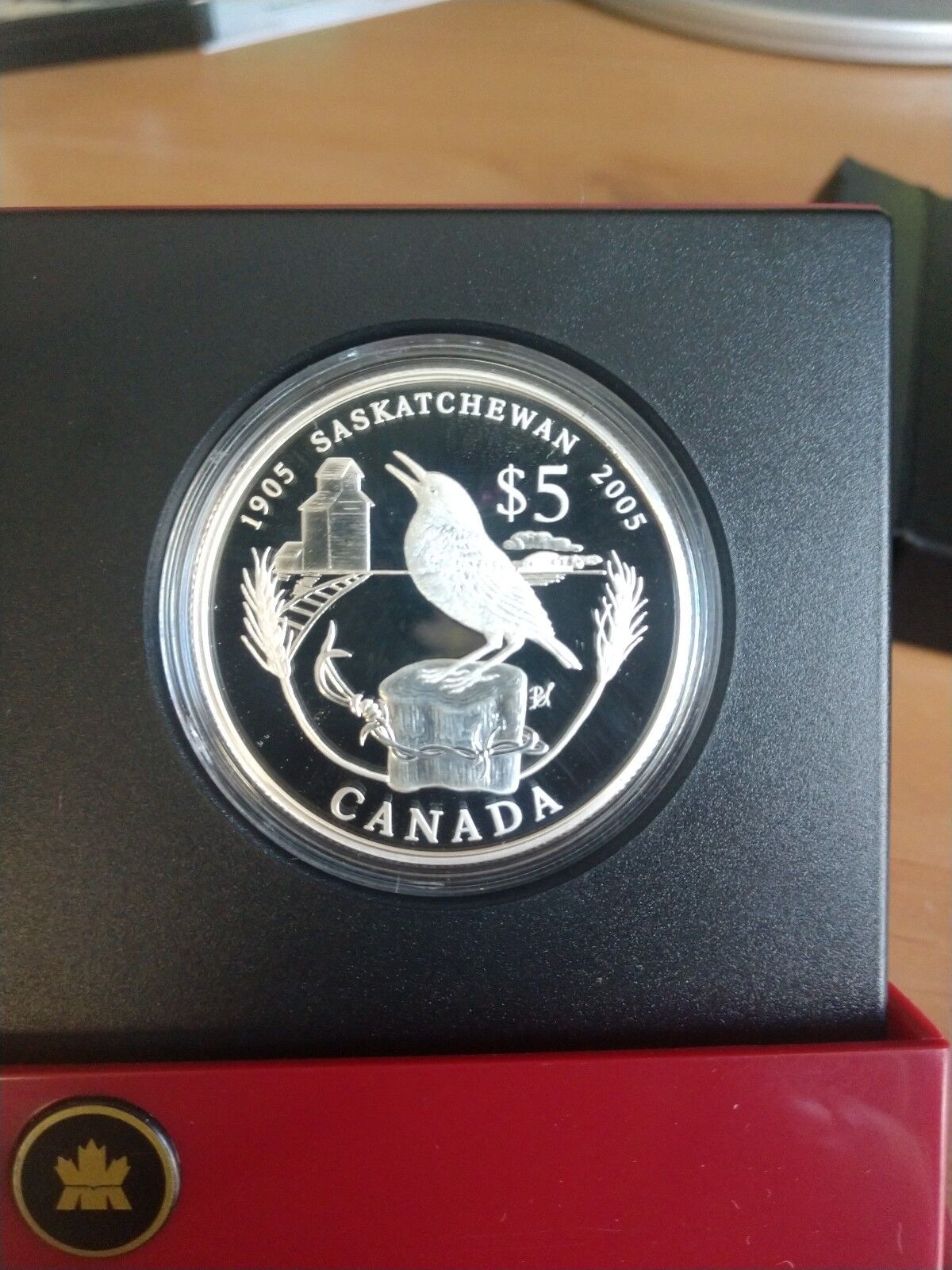 2005 Canada Special Edition Proof Saskatchewan Silver Coin  12047