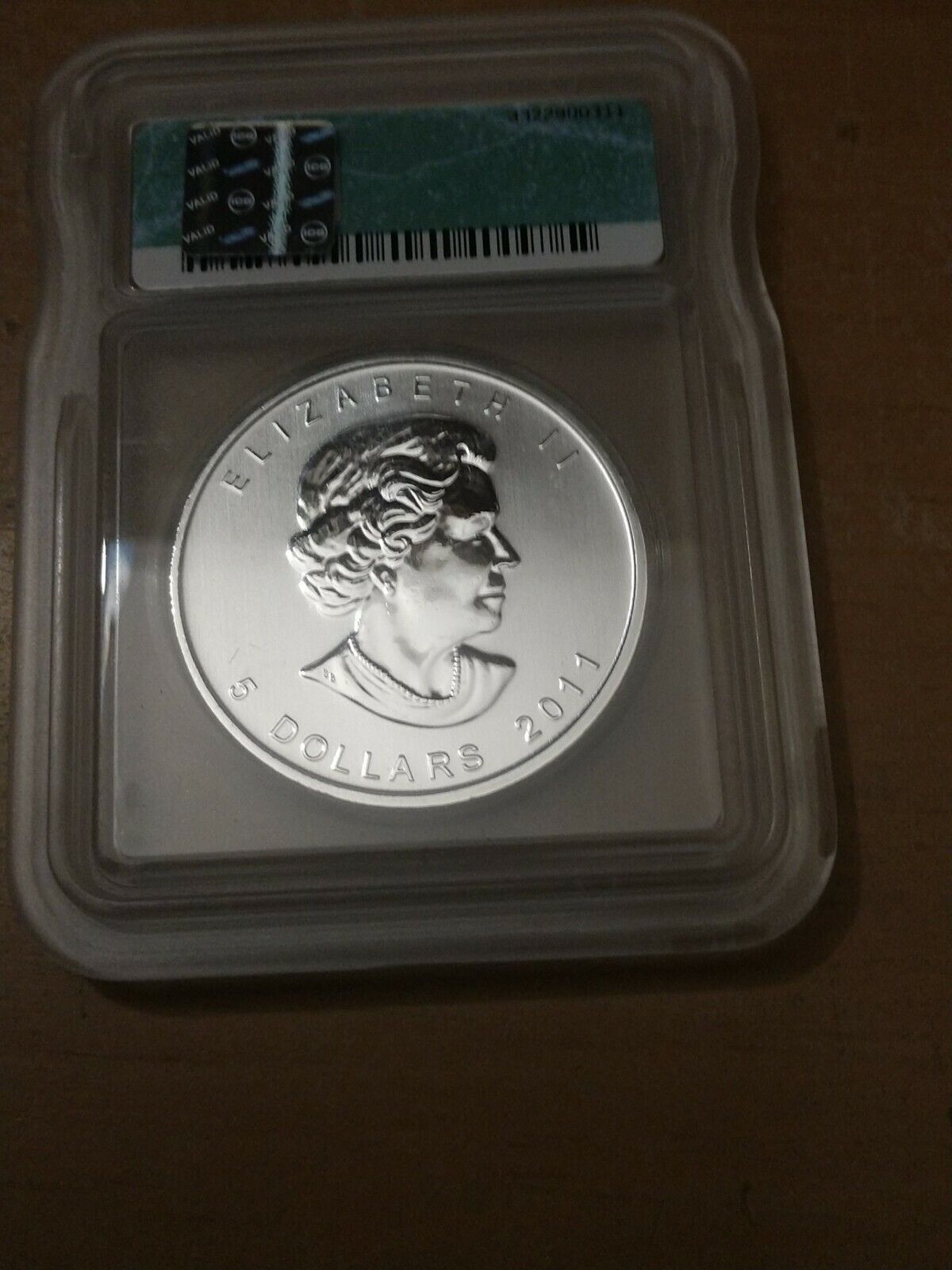 2011 ICG-MS66 Canada Maple Leaf .999 Fine Silver