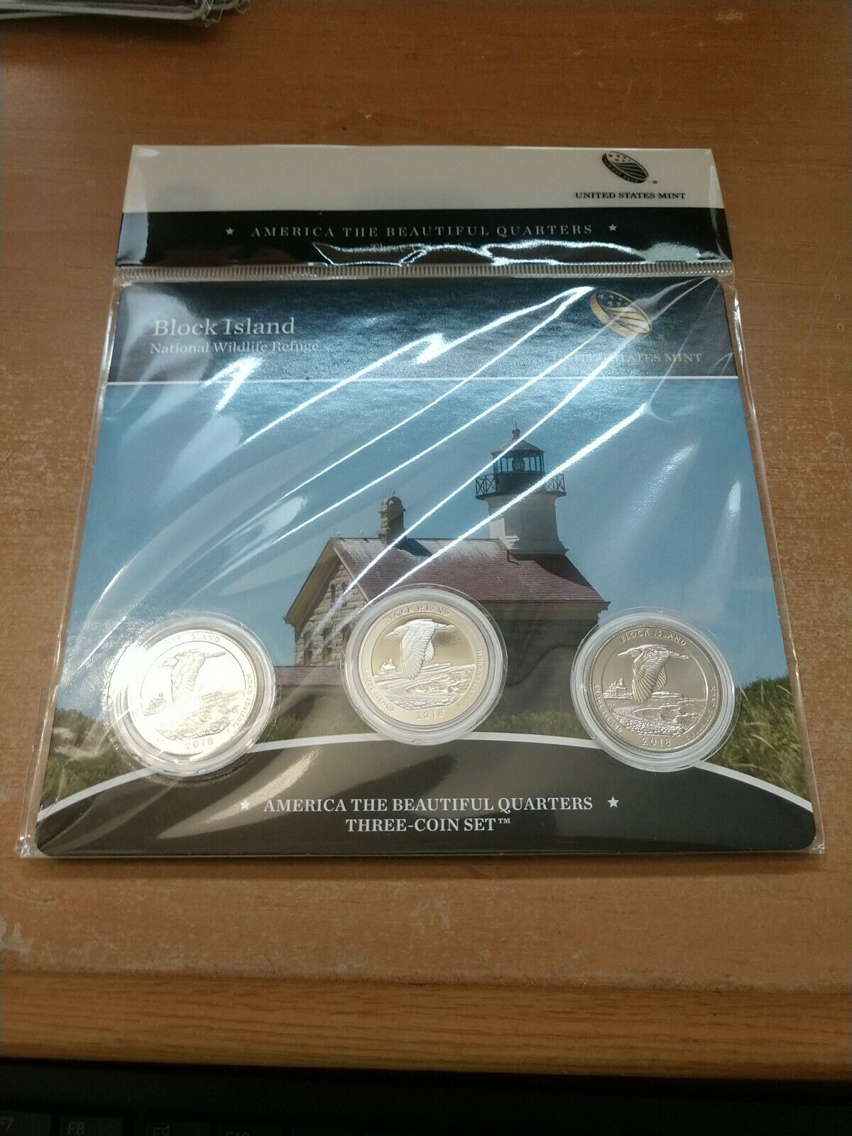 Block Island National Wildlife Refuge 2018 Quarter, 3-Coin Set U.S