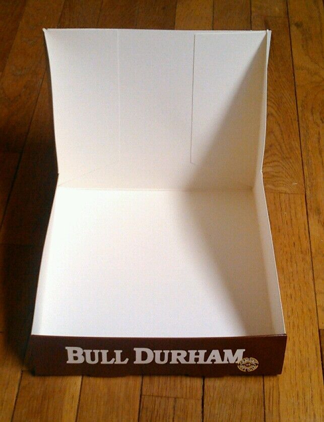 Bull Durham Cigarettes Paperboard Retail Store Dispaly 9" X 10" X 8"