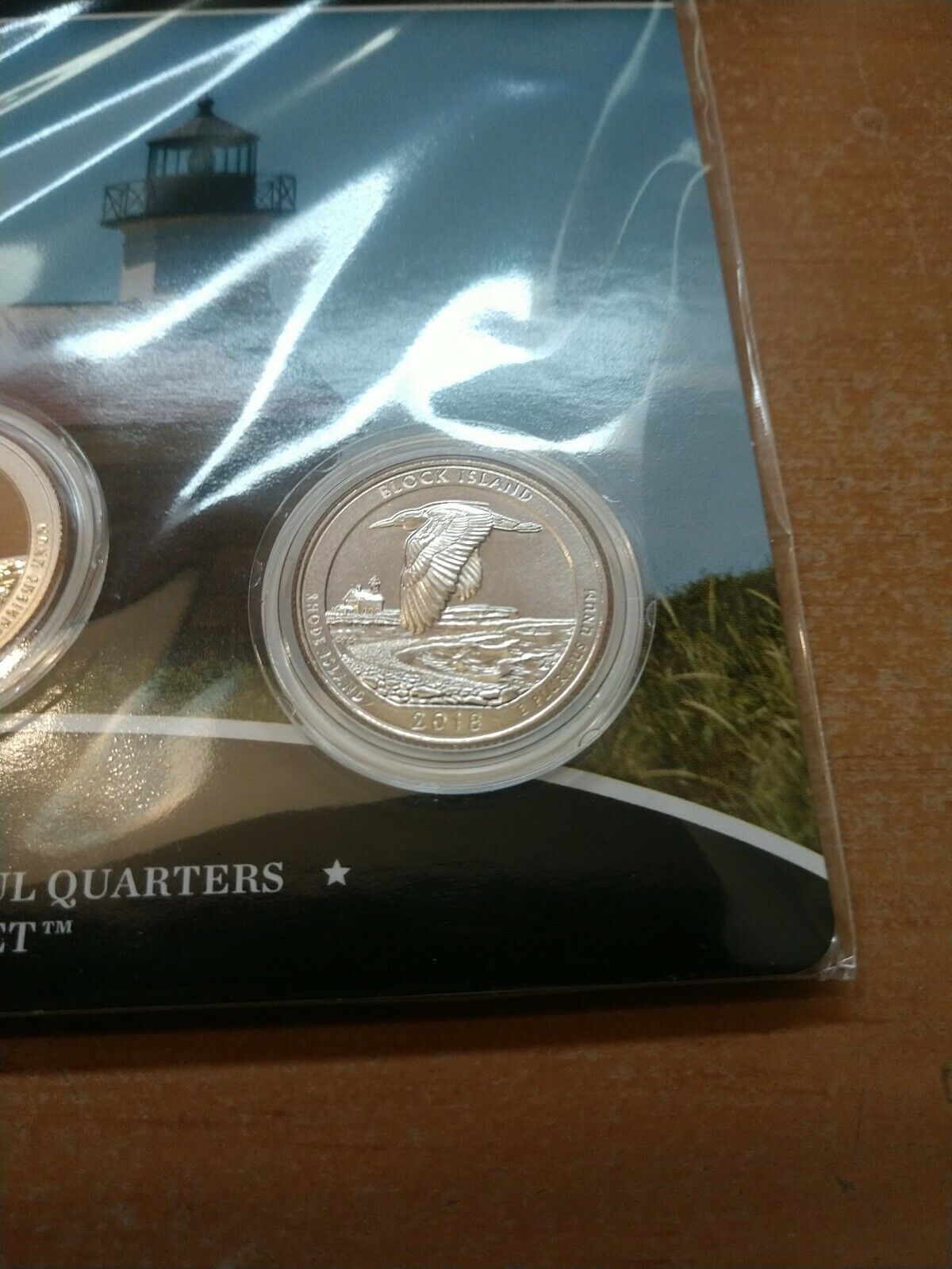 Block Island National Wildlife Refuge 2018 Quarter, 3-Coin Set U.S