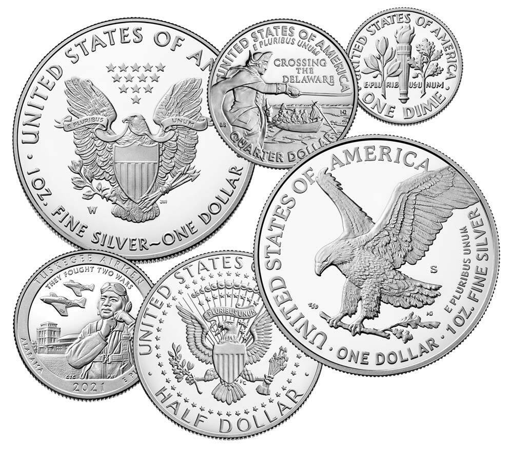 Limited Edition 2021 Silver Proof Set - American Eagle Collection