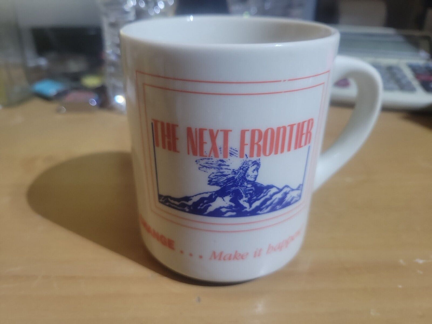 The American Tobacco Company Ceramic Coffee Mug Cup The Next frontier