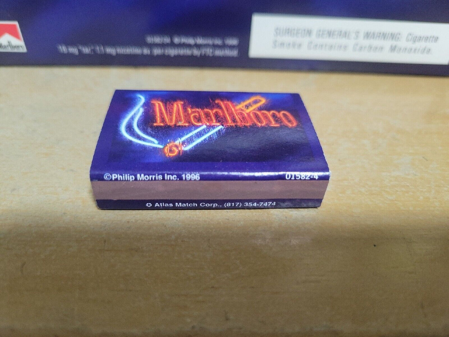 Marlboro Cigarettes Mini Box Stick Matches Box of 50 Lit Cigarette