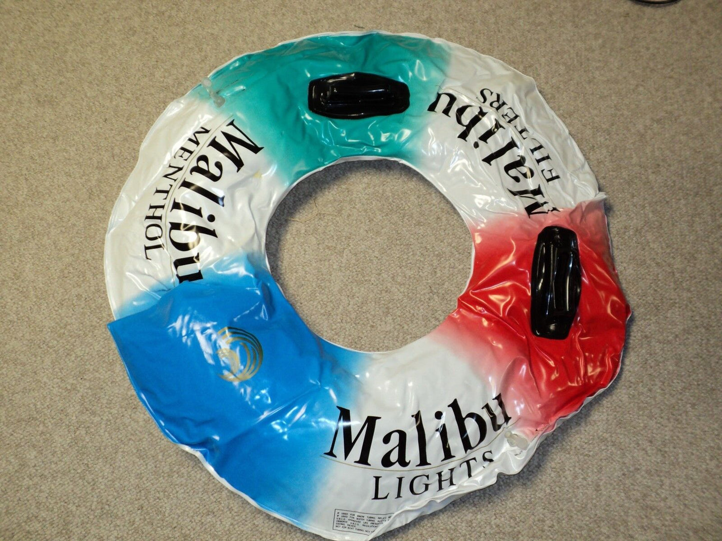 Malibu Cigarettes Promotional Full size Innertube with handles