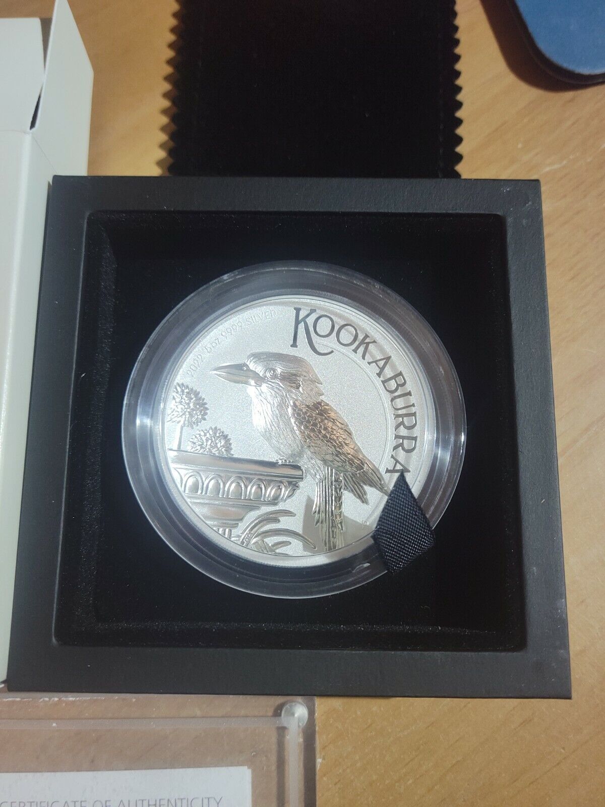 Australian Kookaburra 2022 5oz Silver Incused Coin