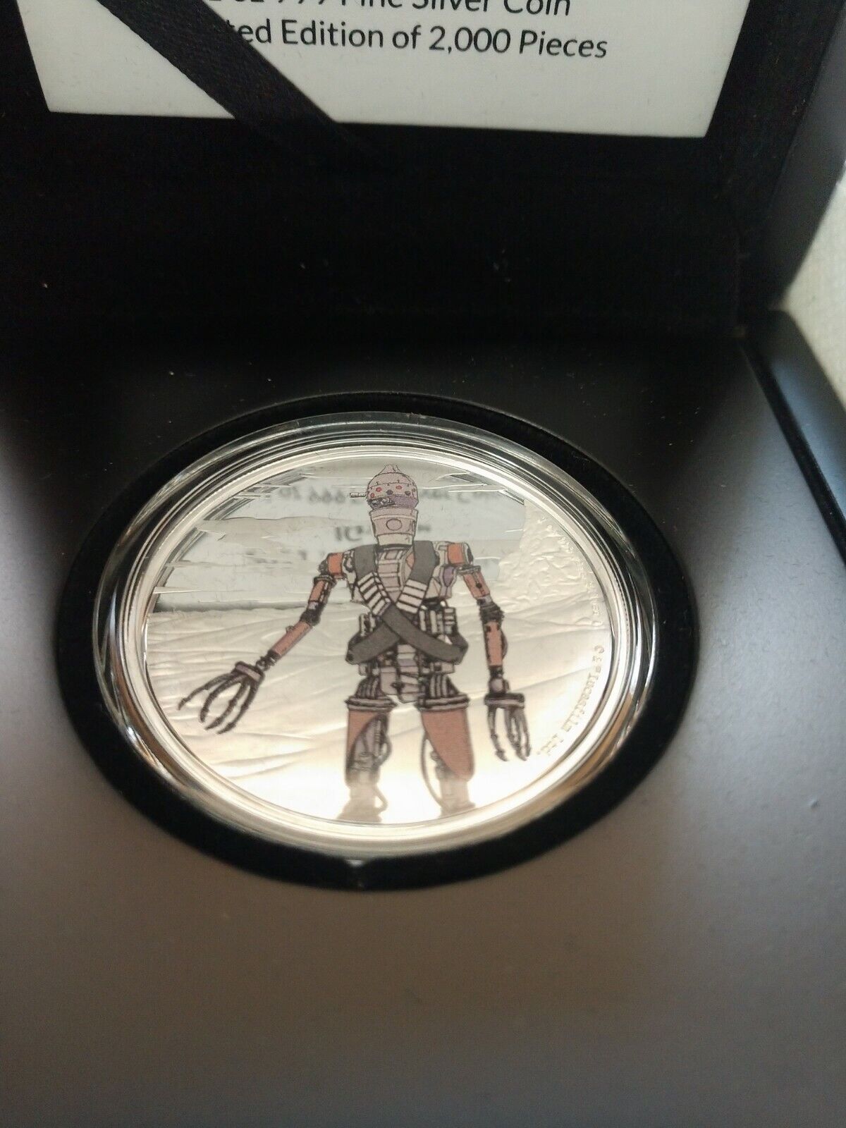 Star Wars The Mandalorian IG-11 Silver Coin New Zealand