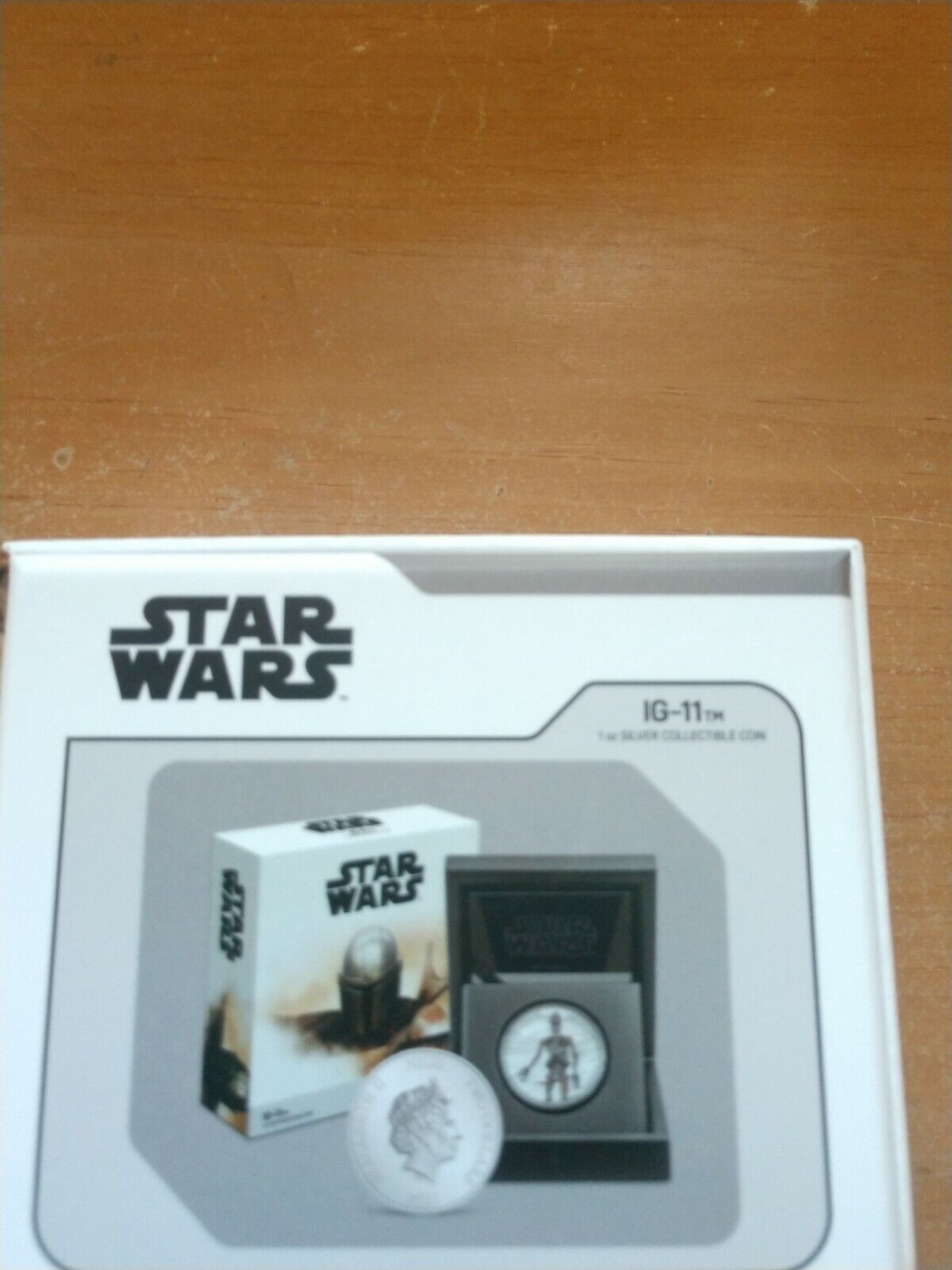 Star Wars The Mandalorian IG-11 Silver Coin New Zealand