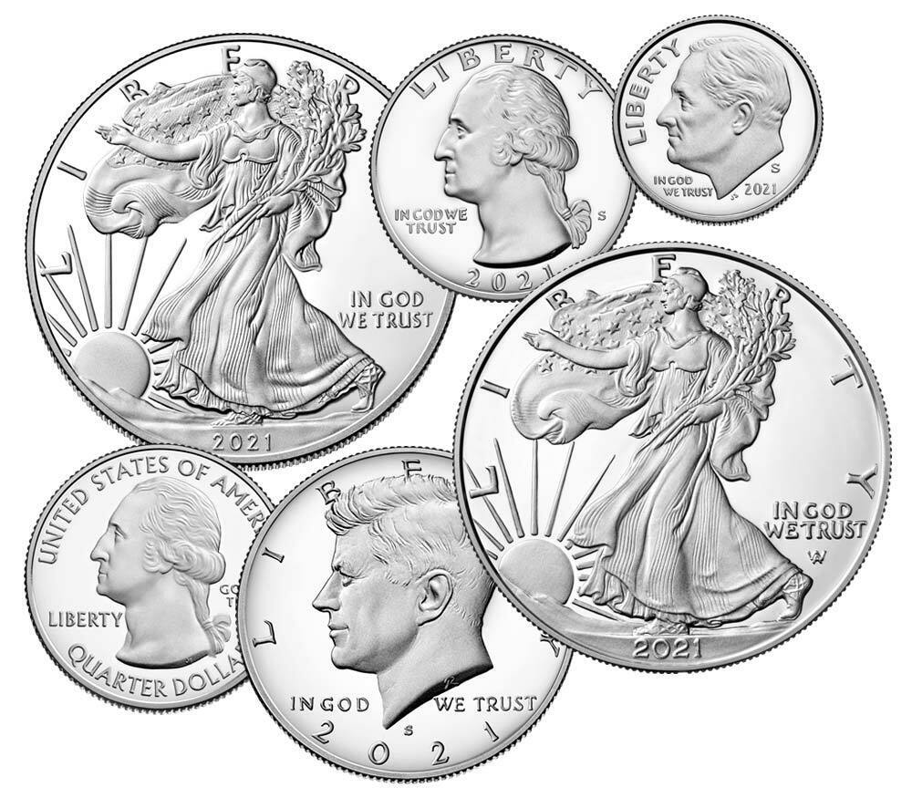 Limited Edition 2021 Silver Proof Set - American Eagle Collection