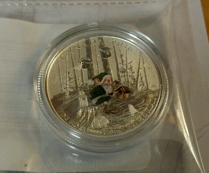 2016 Canada $25 Fine Silver Coin Woodland Elf