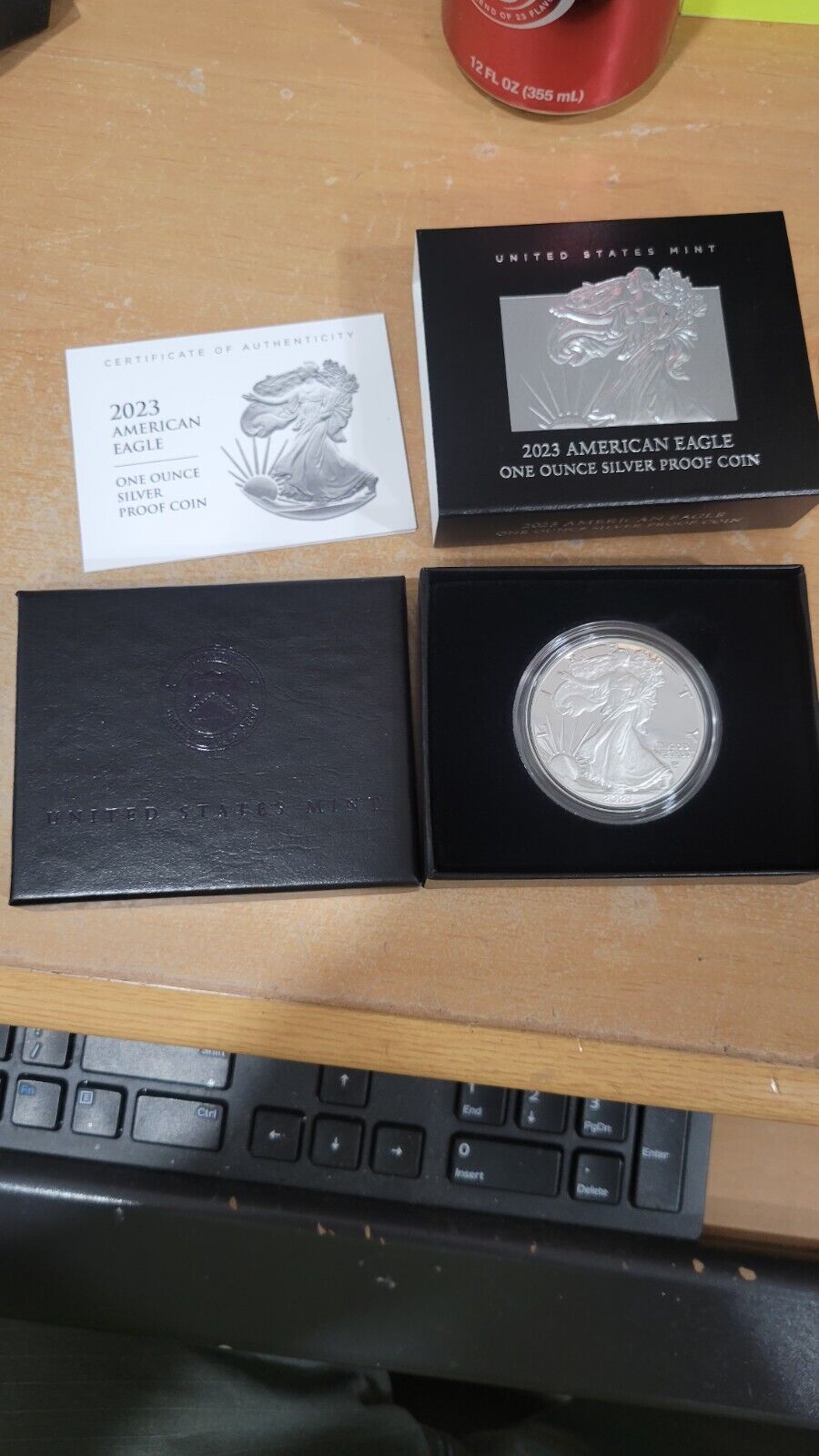 American Eagle 2023 One Ounce Silver Proof Coin 23EA