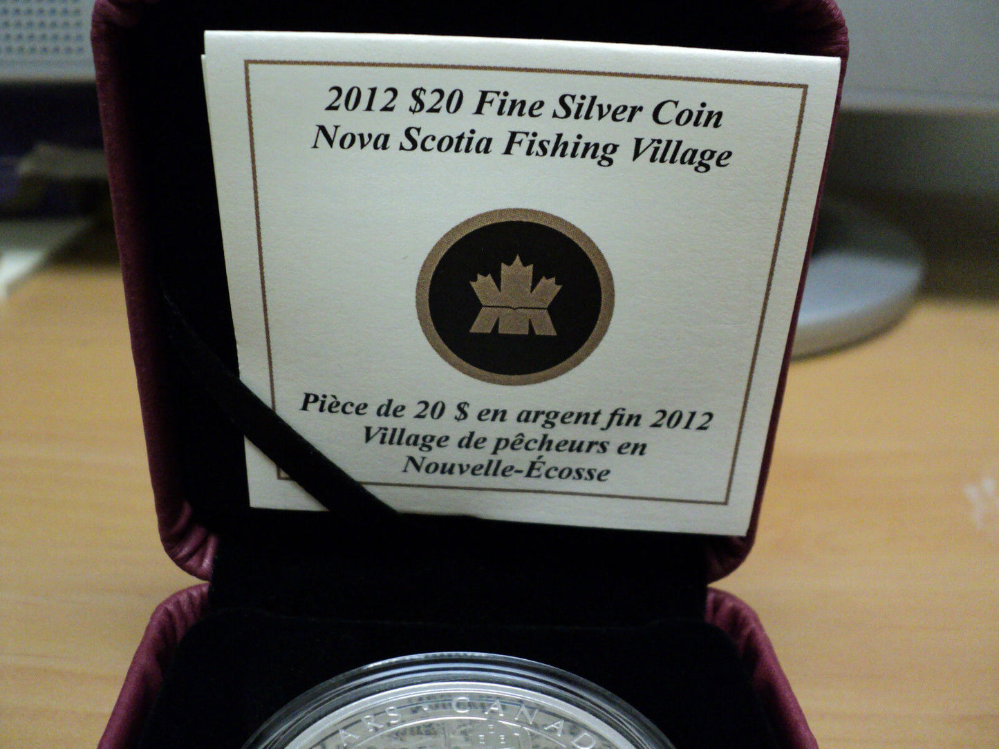 2012 $20 Dollar Fine Silver Coin Arthur Lismer Nova Scotia Fishing Village RCM