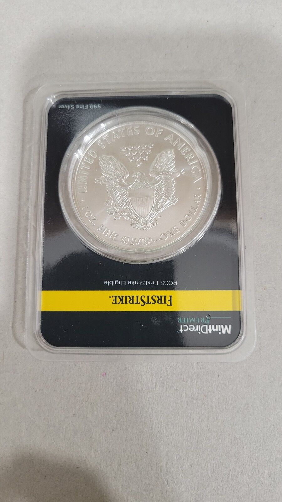 Apmex PCGS Firststrike Eligible 2020 Silver American Eagle Mint Direct