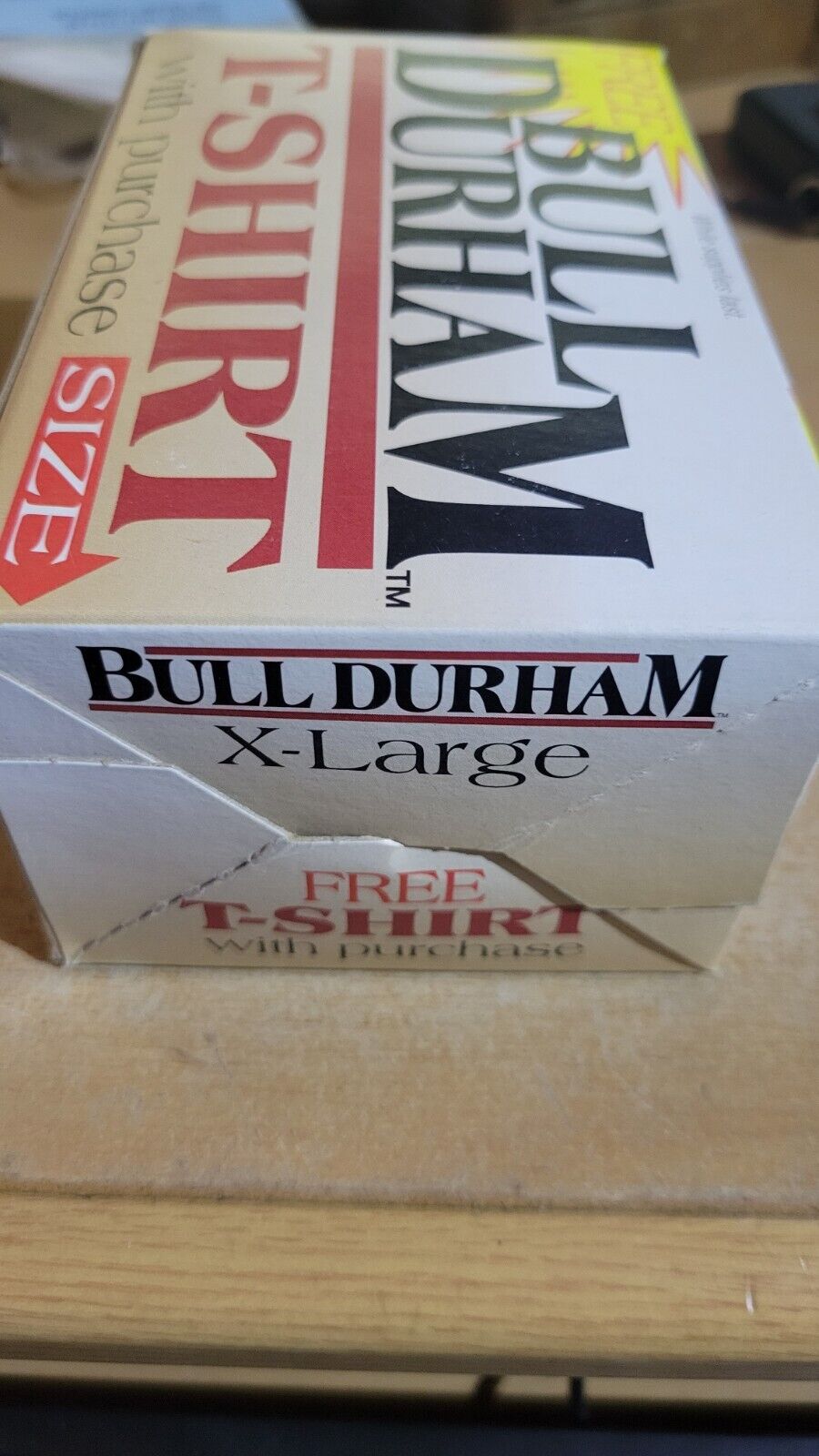 Bull Durham Cigarettes White T Shirt XL N.I.B.