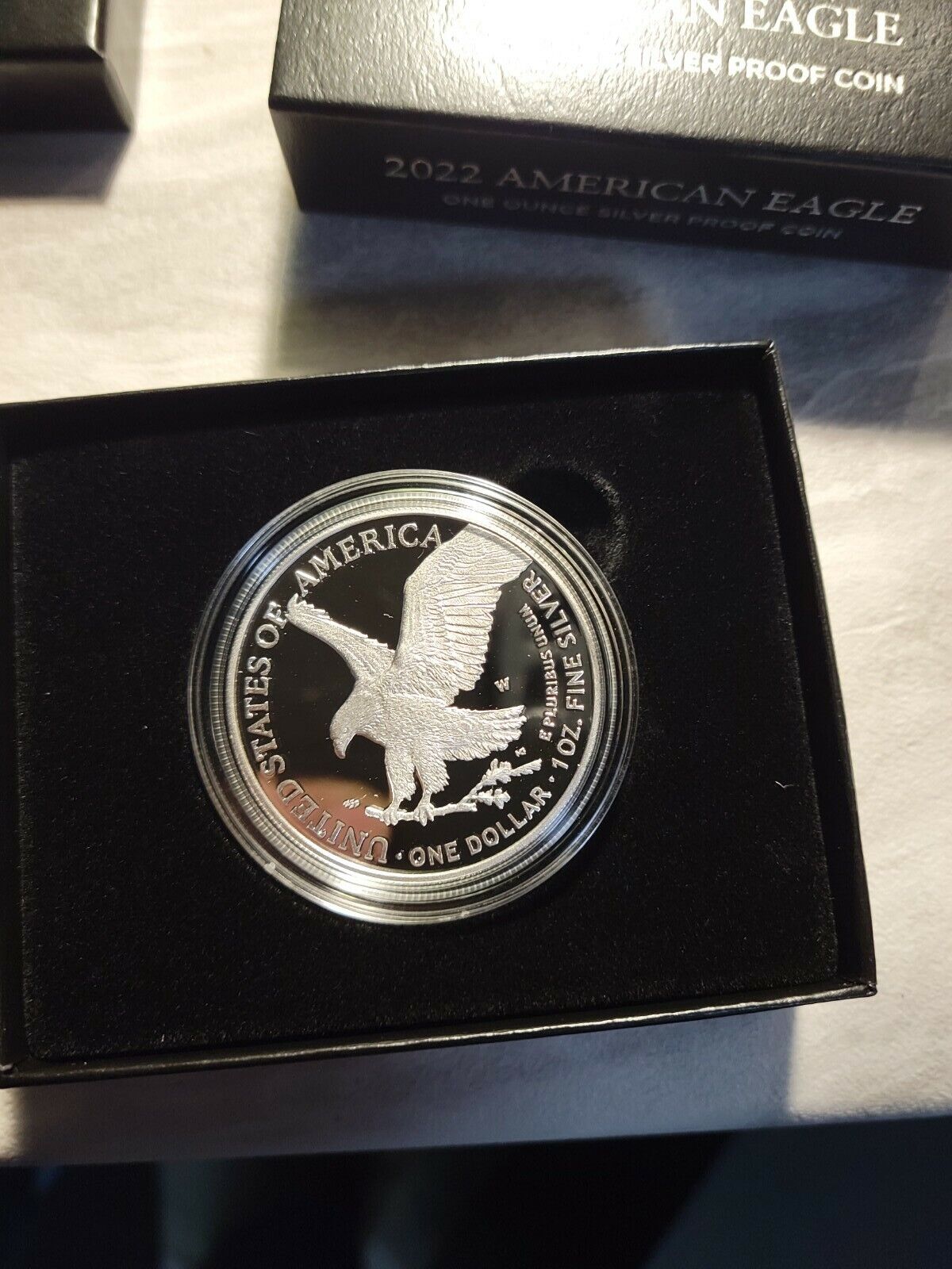 American Eagle 2022 W One Ounce Silver Proof Coin 22EA