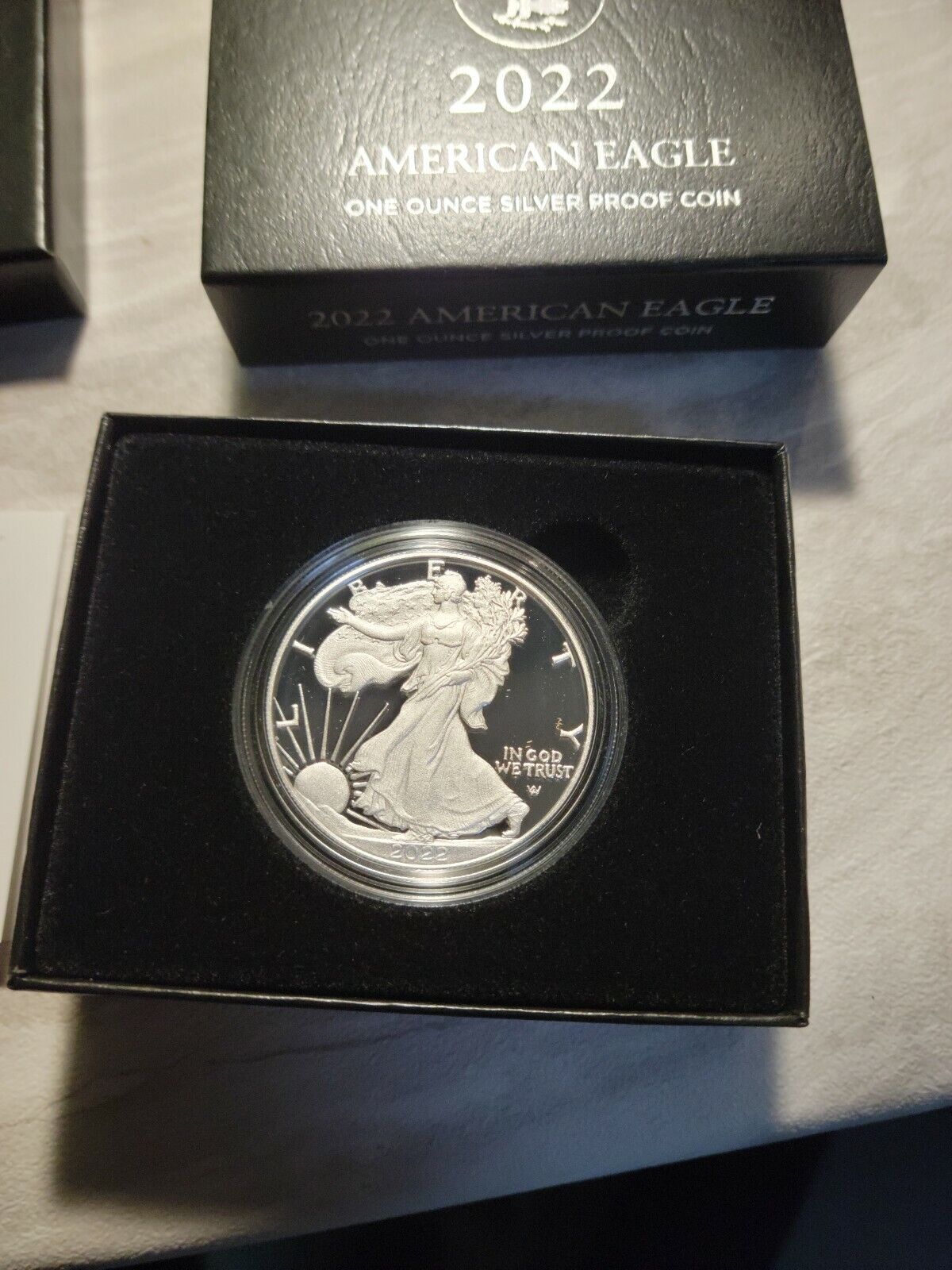 American Eagle 2022 W One Ounce Silver Proof Coin 22EA