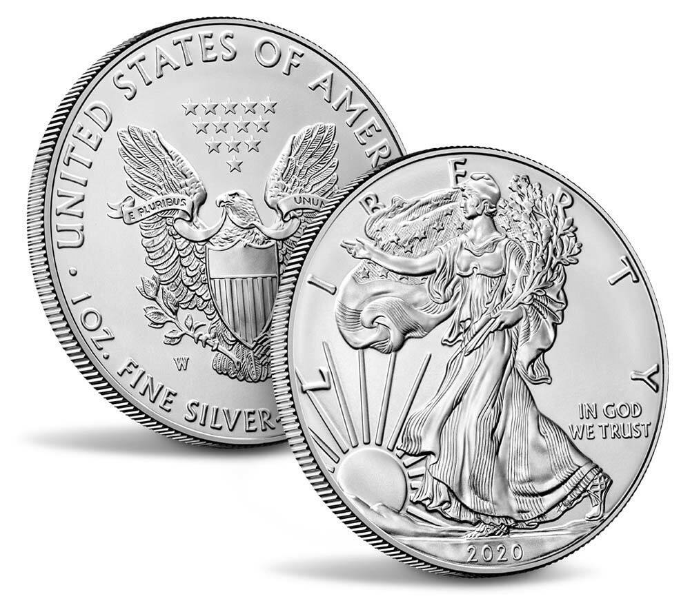 U.S. Mint American Eagle 2020 One Ounce Silver Uncirculated Coin