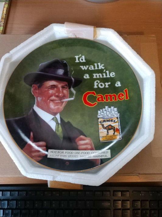 Camel Cigarettes 85th Anniv I'd walk A MileFor A Camel Plate 1000