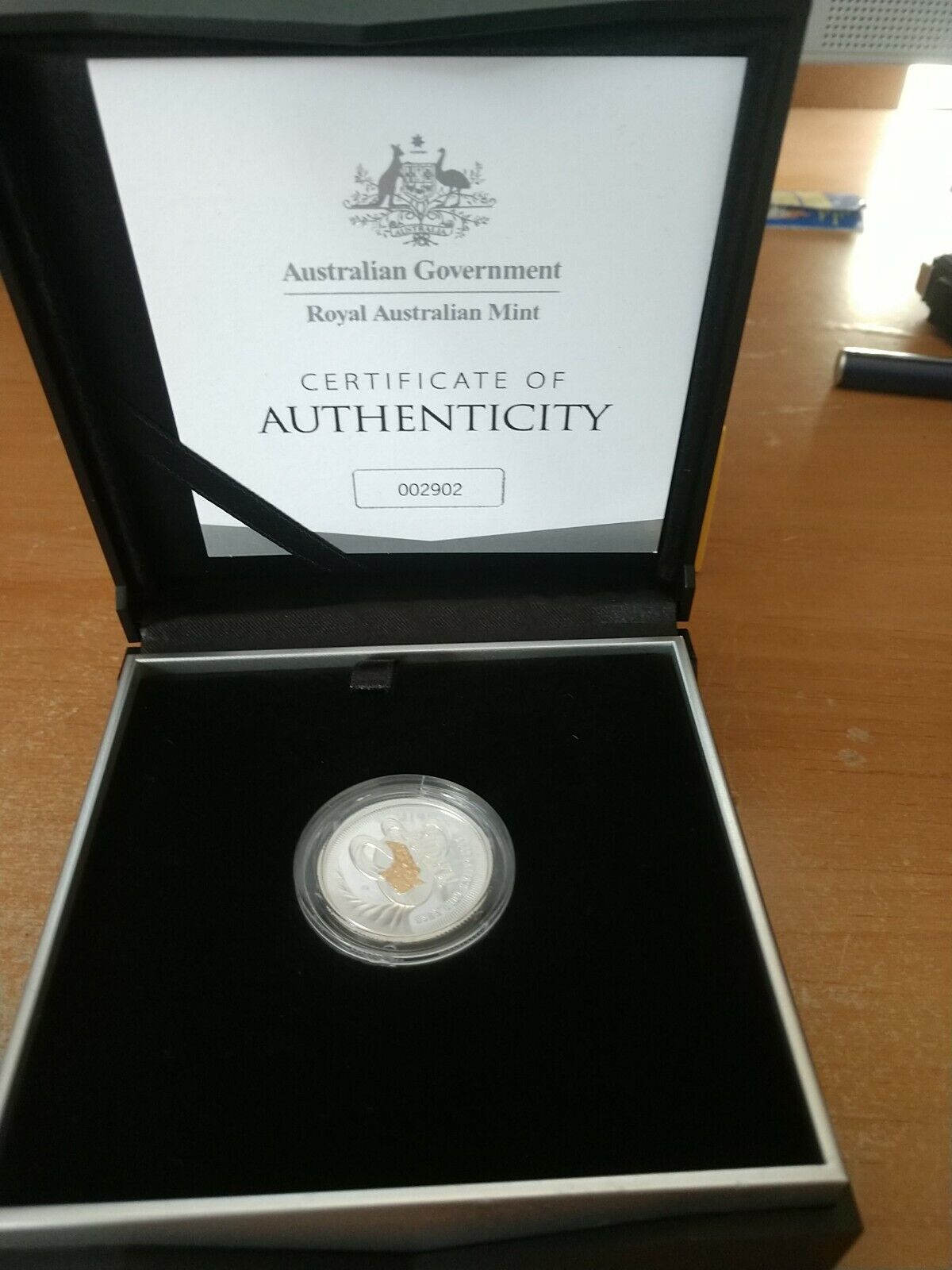 Eureka! Australia's Gold Rush 2020 $1 Selectively Gold Plated Silver Proof 'C' M