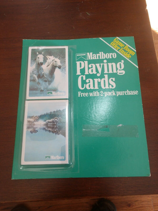 Marlboro Menthol Cigarettes Set Of Two Decks Playing Cards