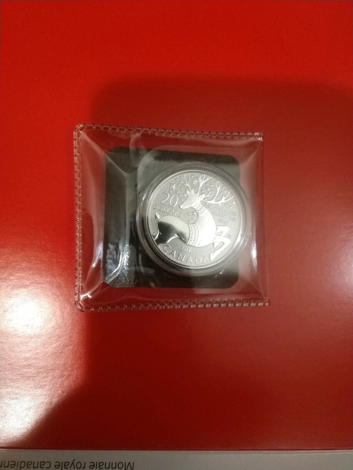 CANADA 2012 Reindeer$20 for 20 SILVER COIN OGP 1499